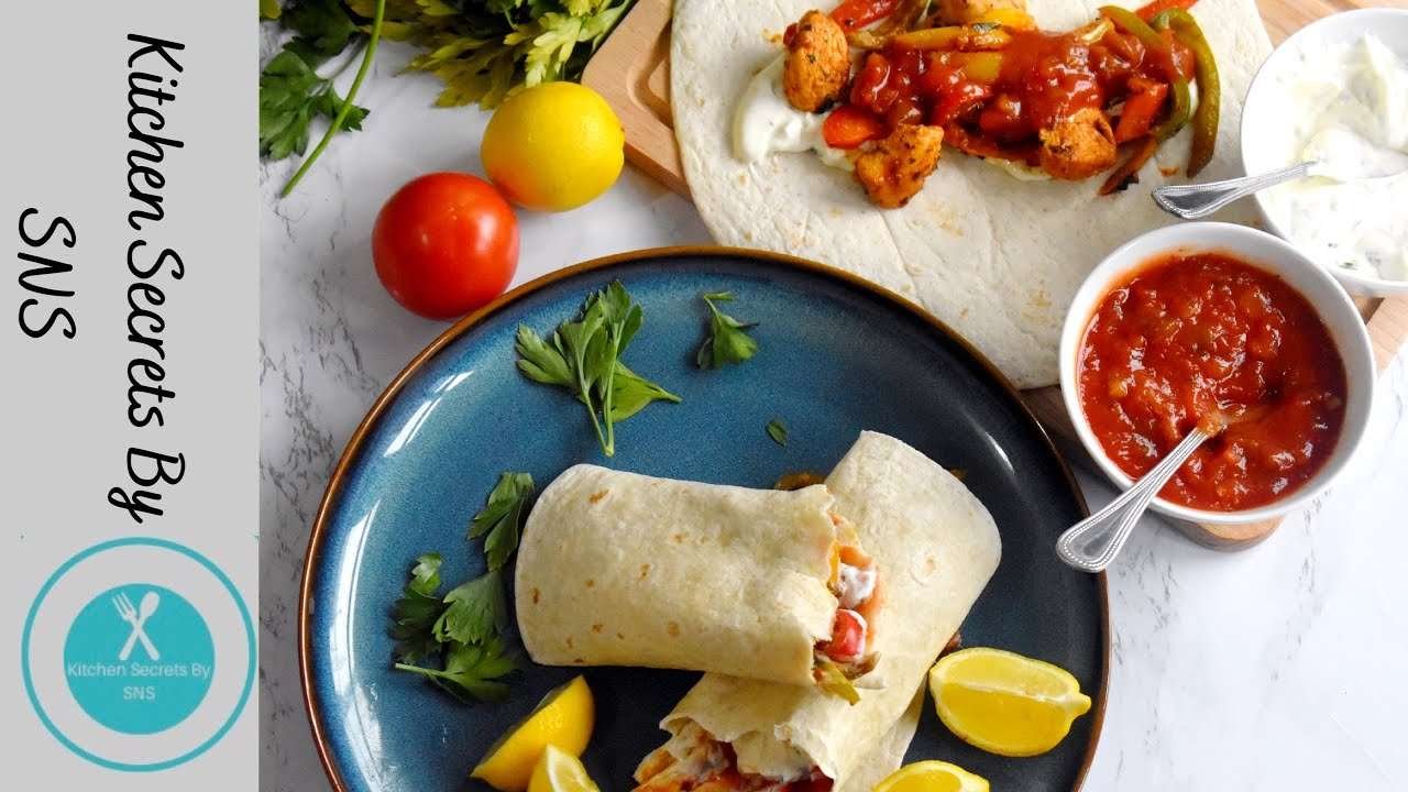Mexican Chicken Wrap | Spicy chicken wraps