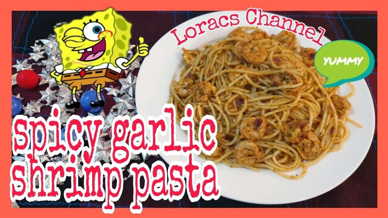 SPICY GARLIC SHRIMP PASTA/SHRIMP RECIPE/EASY AND QUICK PASTA RECIPE/HOW TO COOK