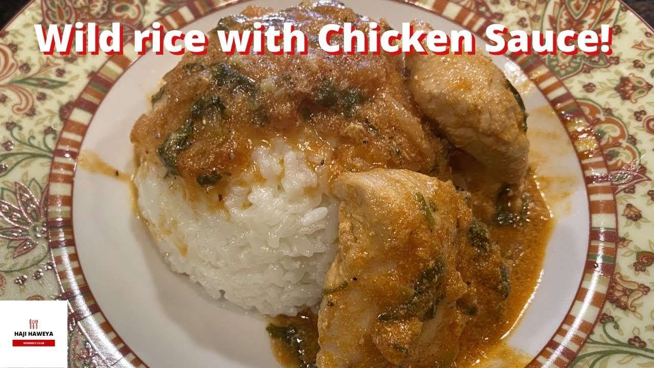 Wild Rice with Chicken Sauce!