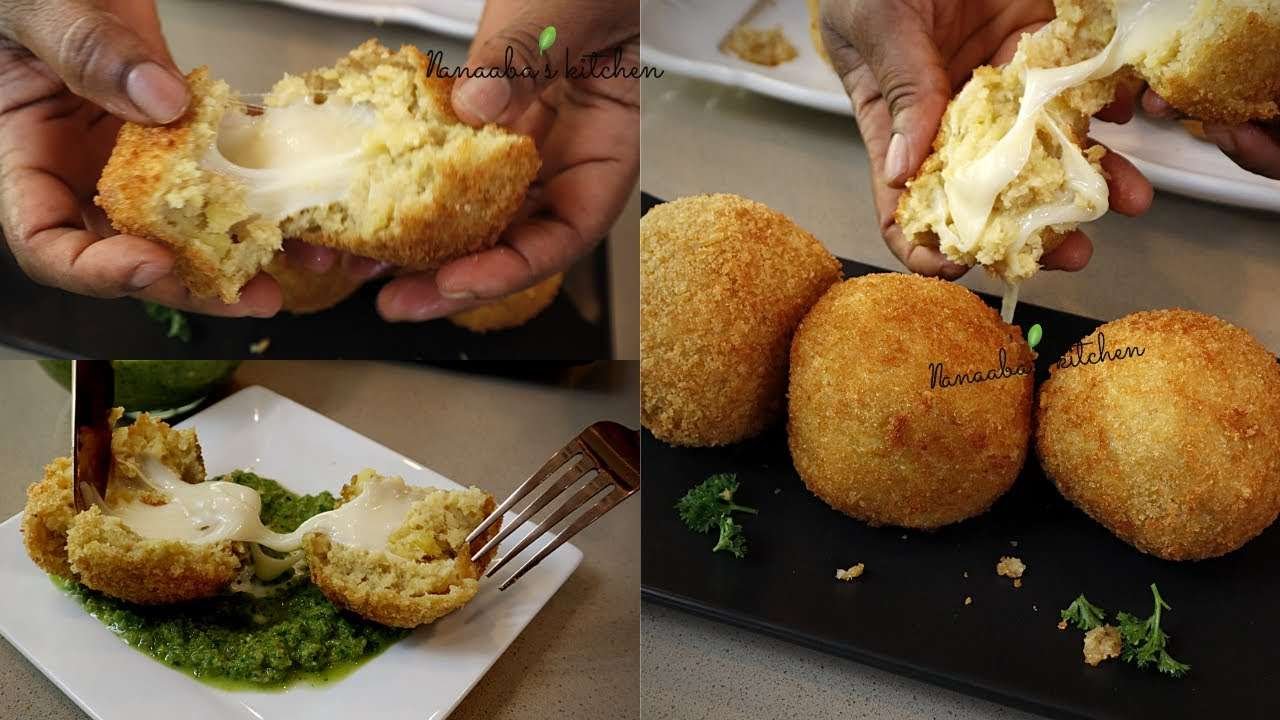 Potato Cheese Balls –  how to make yummy cheesy tasty potato balls for your kids