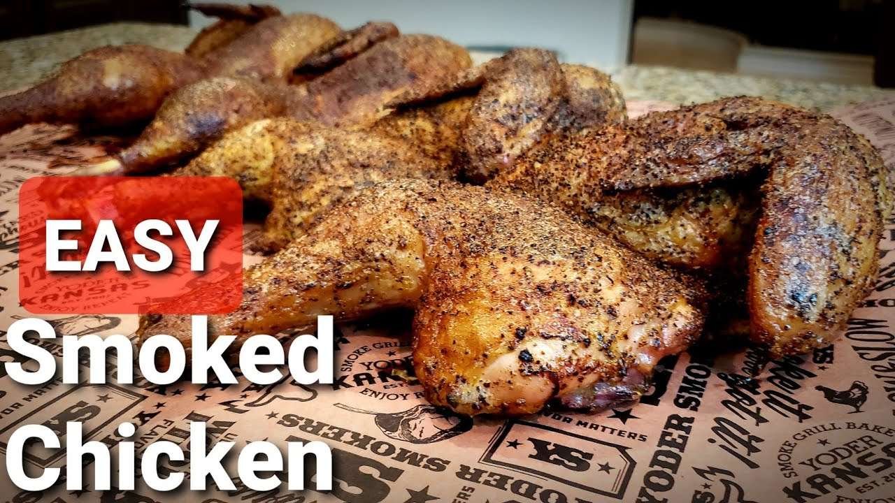 Texas Smoked Chicken Recipe – Crispy Skin Smoked Chicken Easy