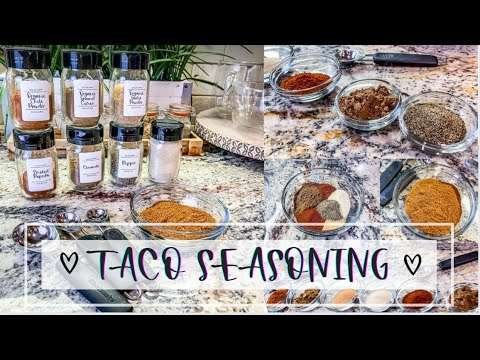How to Make Quick & Easy Homemade Taco Seasoning Blend | RECIPE