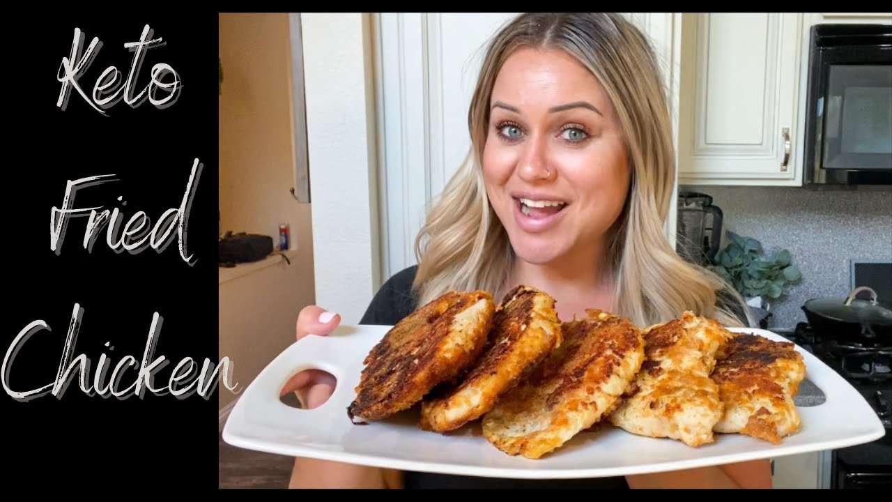KETO FRIED CHICKEN RECIPE: ZERO CARBS & MADE PORK RINDS
