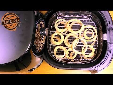 How to make Onion Rings in an Air Fryer with Comeback Sauce