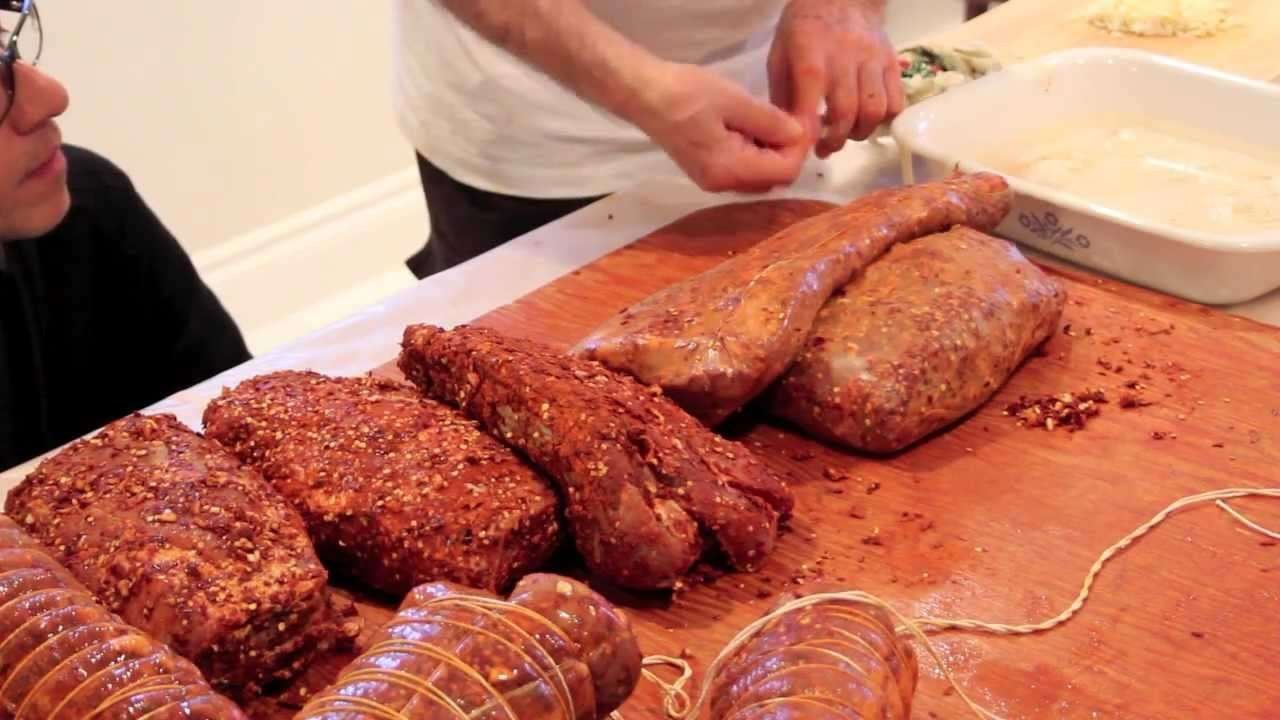 Capocollo Making at the Infusino's – A 3 Part Pork Series – with Frank Mazzuca | Family Style