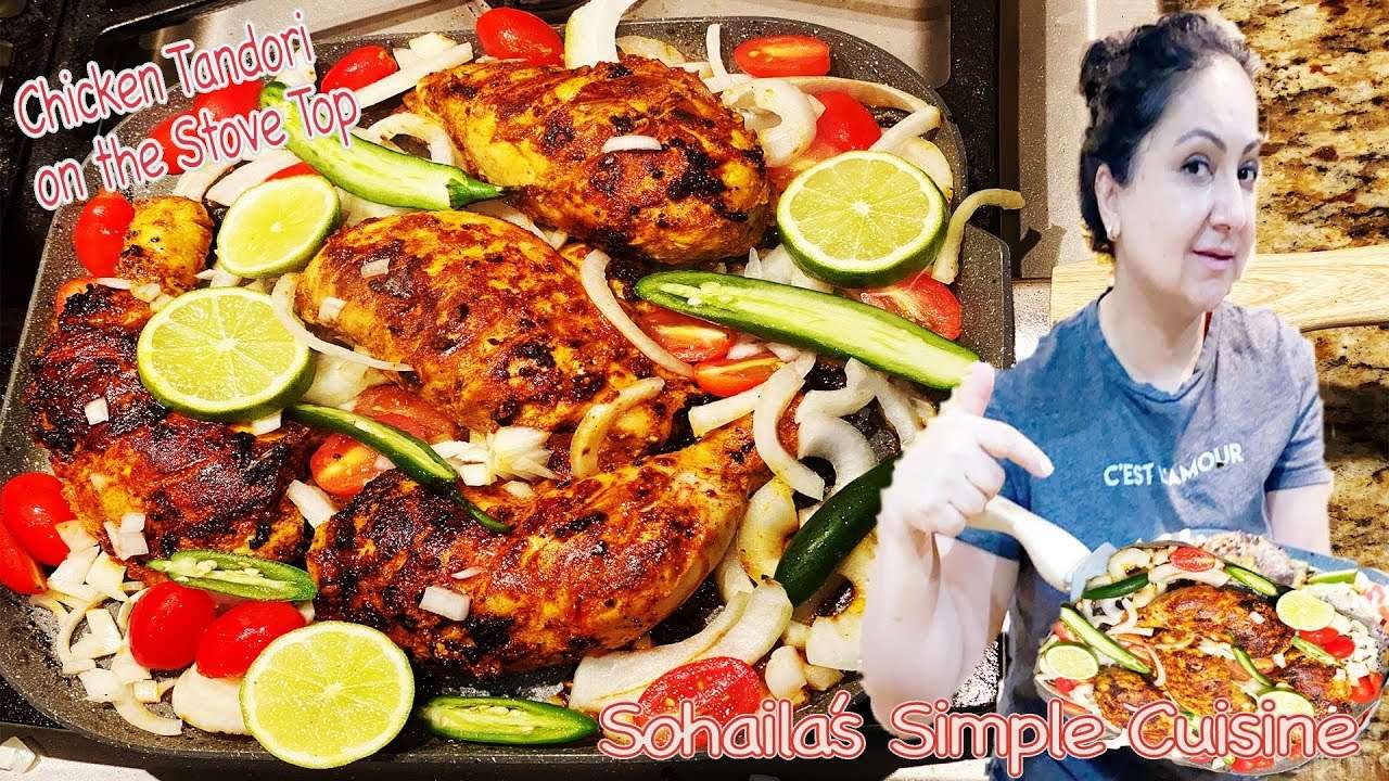 Easy Restaurant Style Tandoori Chicken on the stove top – 1 Hour