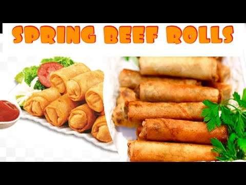 How to make  Spring Beef Rolls/Spring Beef Rolls Recipe/sweet food kitchen