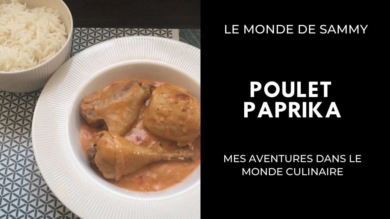 Poulet Paprika ( chicken paprikash)