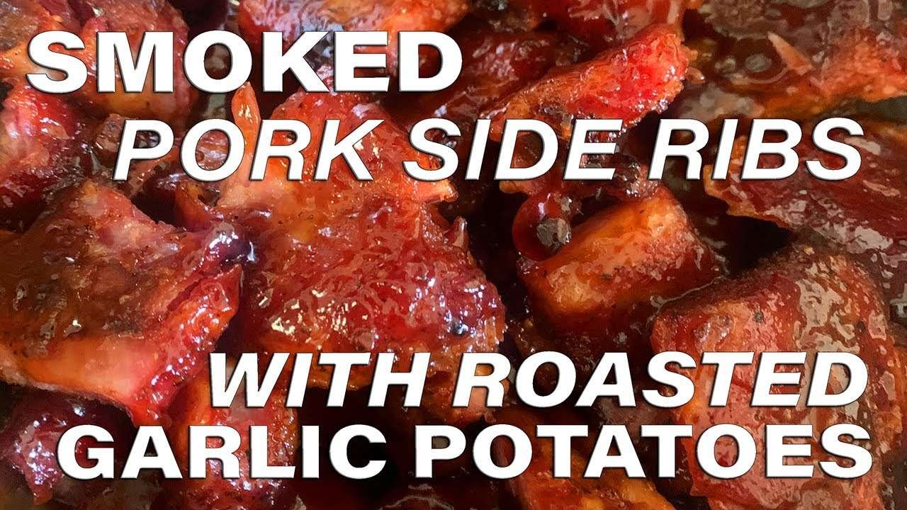 Smoked Pork Side Ribs on the Traeger