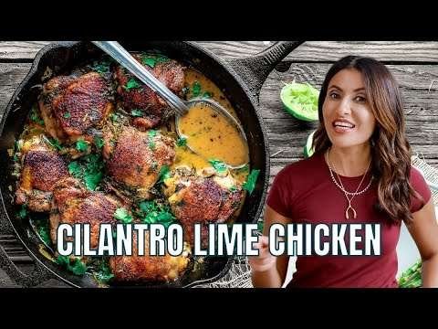 Easy Cilantro Lime Chicken Recipe from The Mediterranean Dish