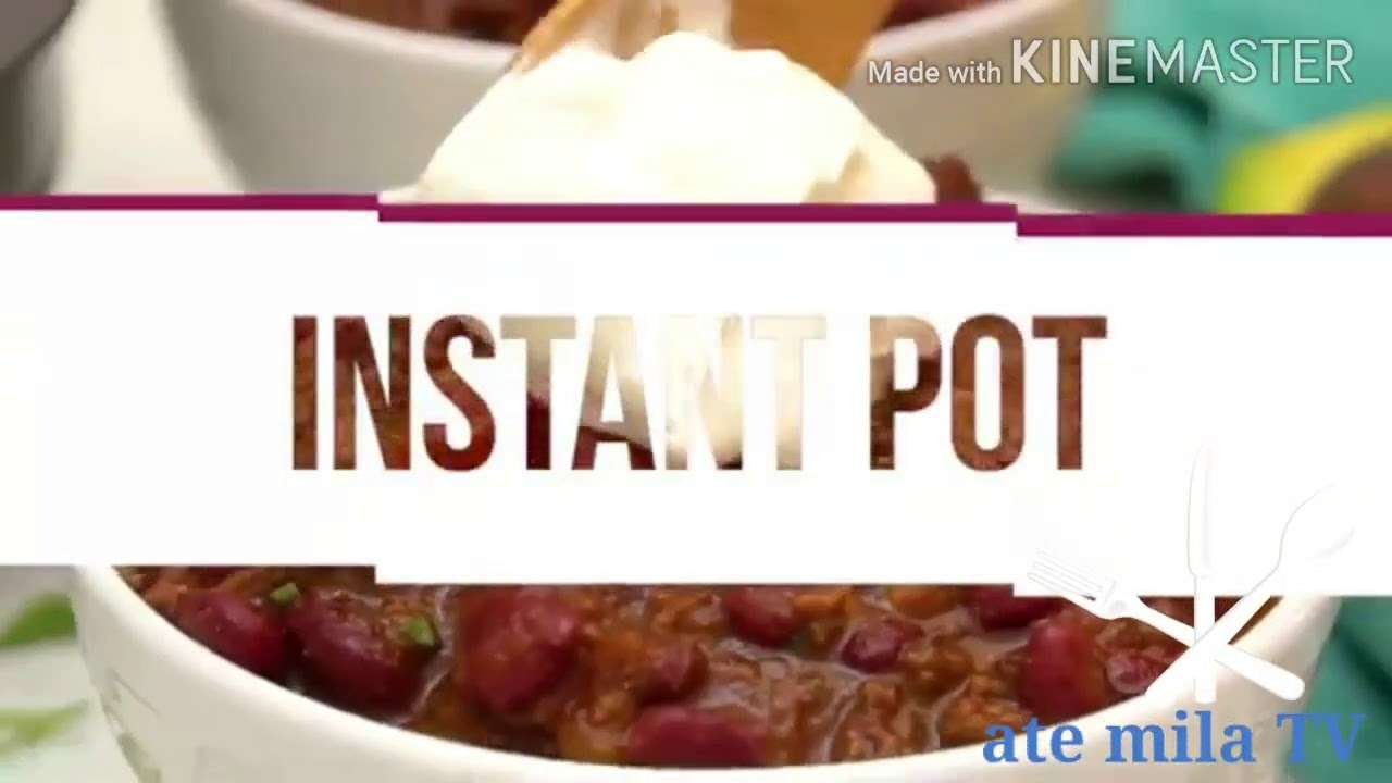 How to make instant pot chilli