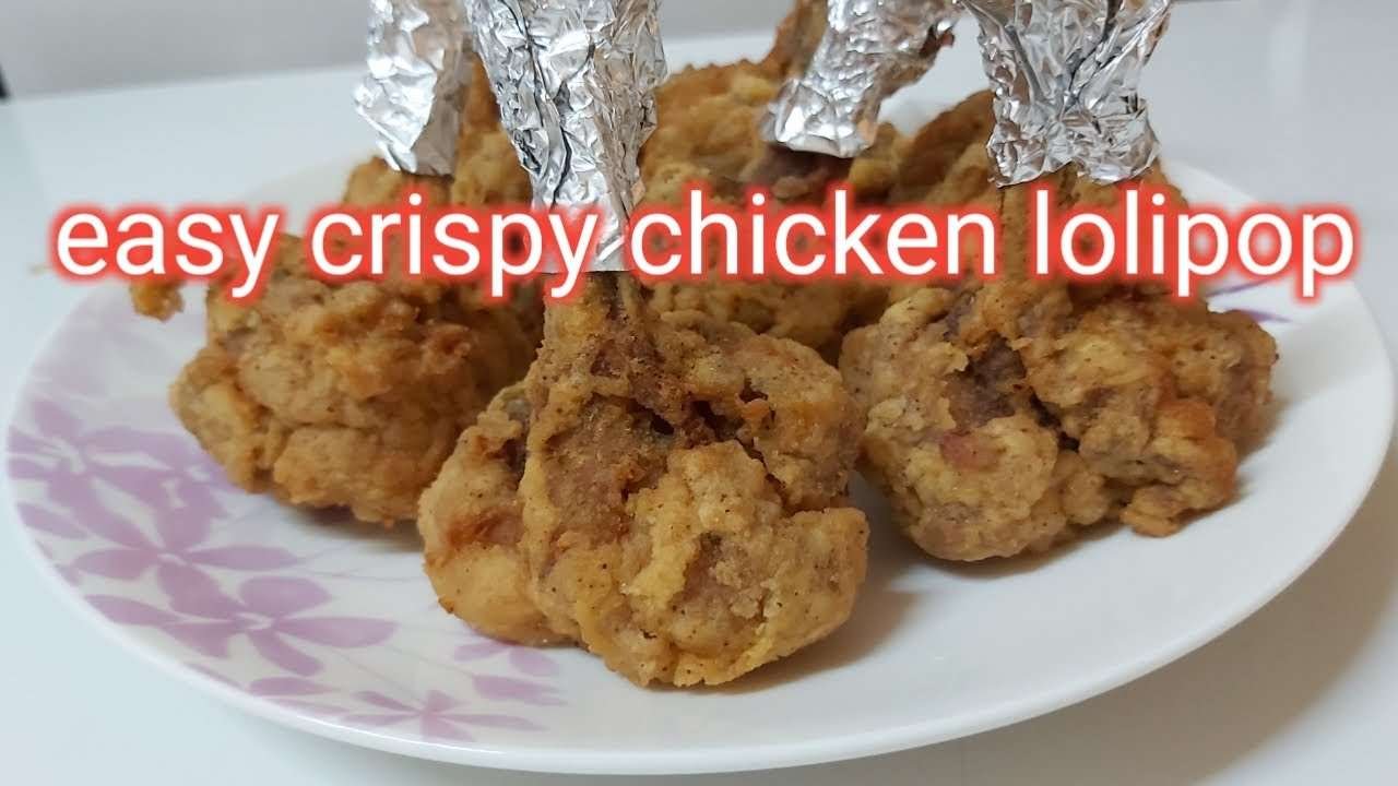 How to make easy crispy chicken lolipop