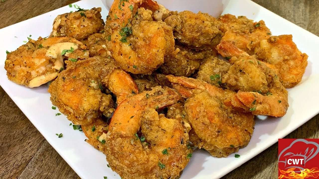Southern Fried Shrimp And Blackened Ranch Sauce