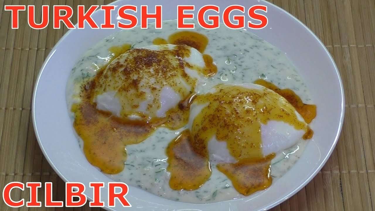 Turkish dish of poached eggs – Cilbir