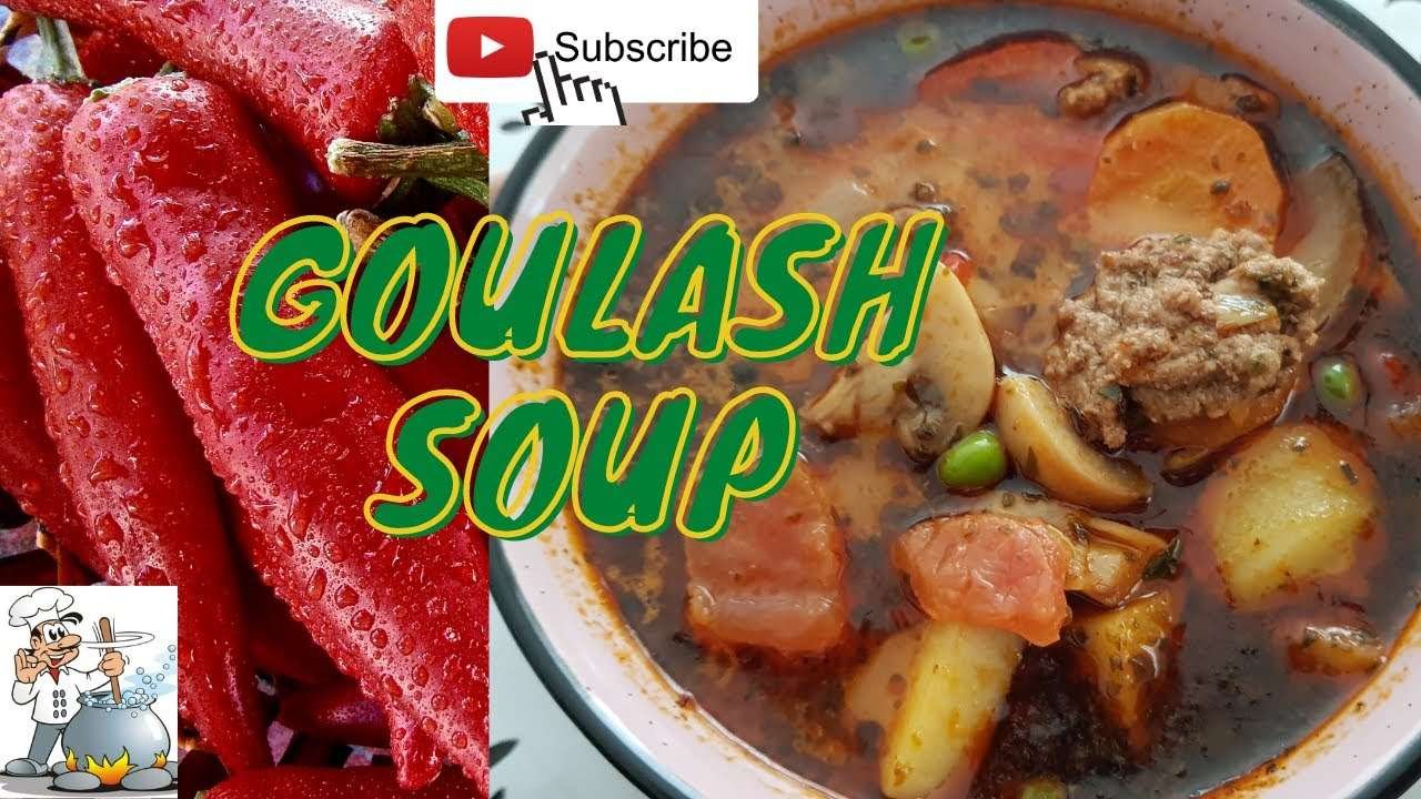 DELICIOUS BEEF GOULASH SOUP