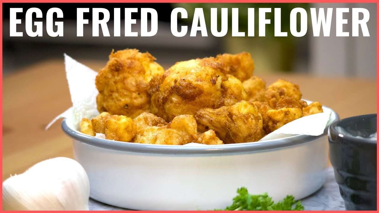 Crispy Egg Fried Cauliflower Bites | Easy Recipes Step by Step