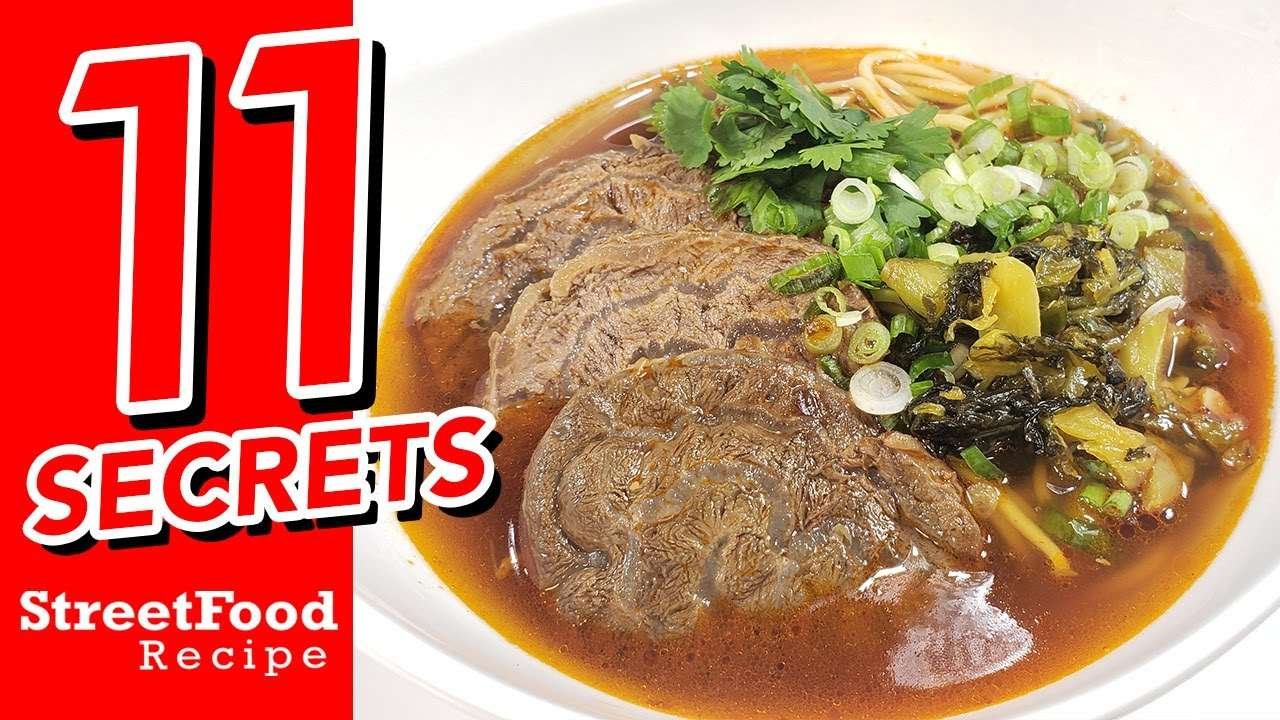 How To Make Taiwanese Beef Noodle Soup: 11 Secrets Easy Recipe by Street Food Recipe (Homemade)