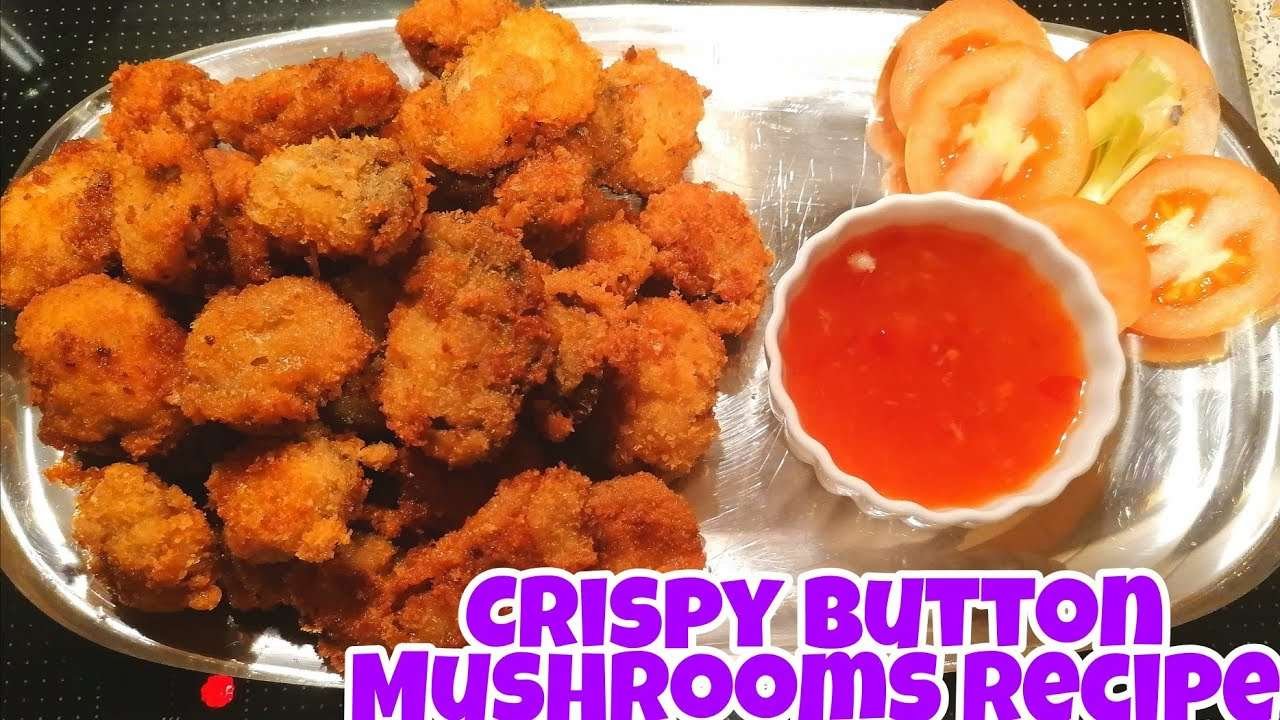 CRISPY BUTTON MUSHROOMS RECIPE (Galing lang sa field)