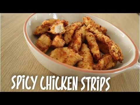 Quick Spicy Chicken Strips Recipe – Episode 486 – Baking with Eda