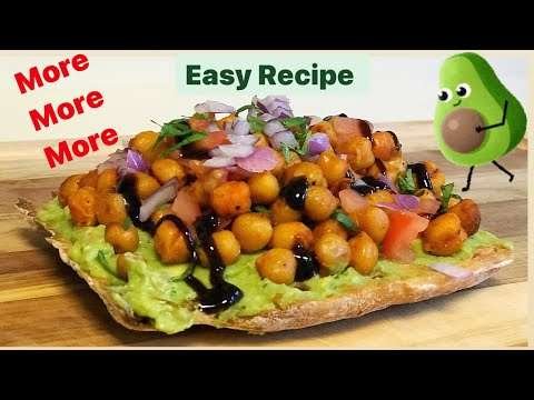 How to make the Best Avocado Toast with Roasted Chickpeas 😋 💪