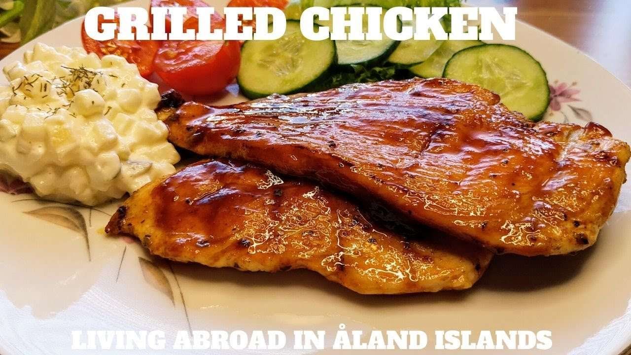 Grilled Chicken Breast Two Ways (Honey Garlic Soy & Bbq Sauce )