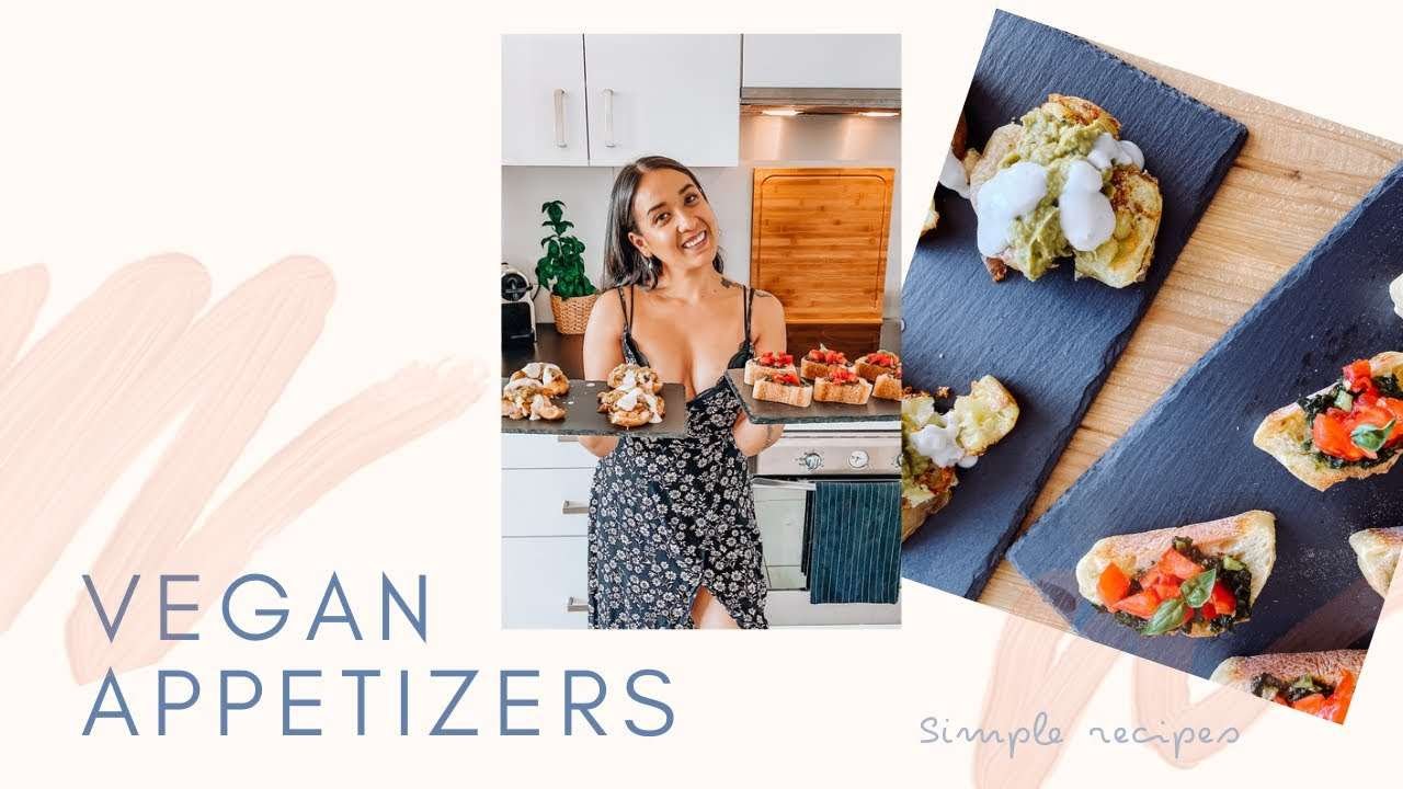 TASTY VEGAN SNACKS | Two Easy Vegan Appetizers 2020