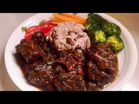 How To Cook Season to The Bone  Oxtail Recipe With Rice & Peas