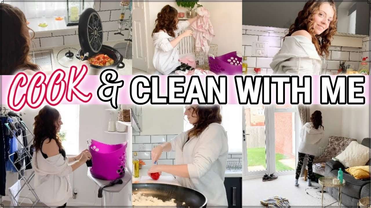 ALL DAY CLEAN WITH ME | COOK WITH ME | WHAT'S FOR DINNER?
