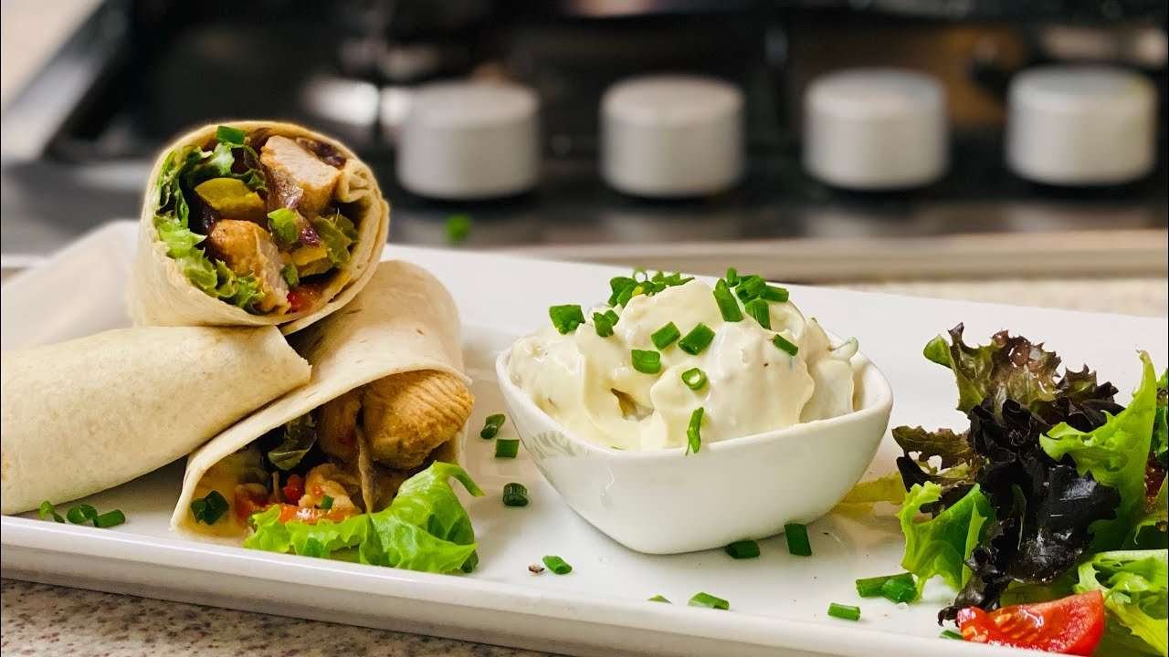 Spicy Mexican Chicken Fajita Wrap