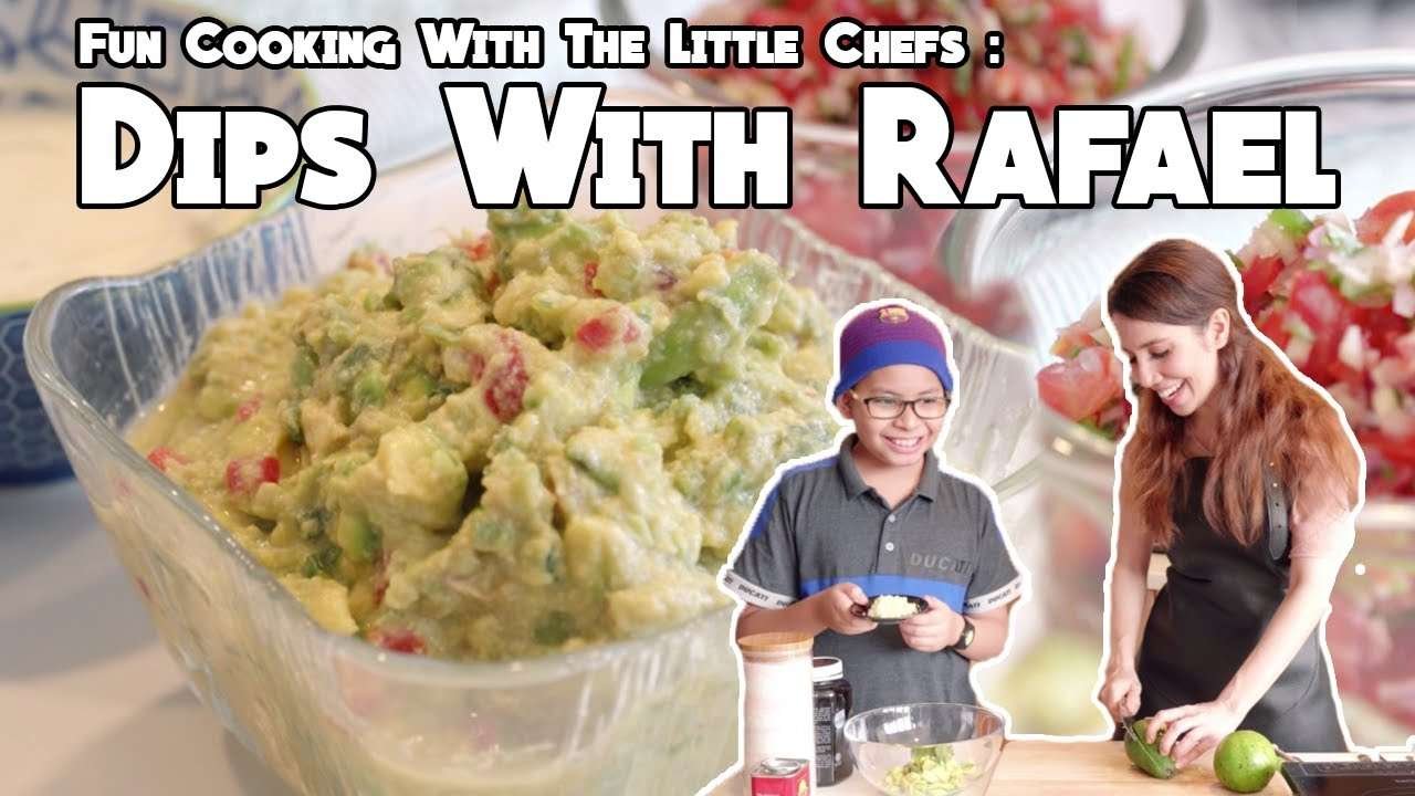 Fun Cooking With The Little Chefs: Dips With Rafael