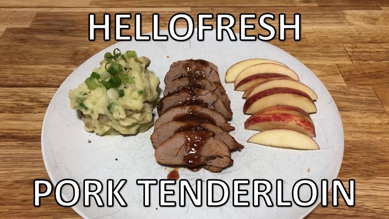 HelloFresh Review: Sweet and Smoky Pork Tenderloin (DELICIOUS)