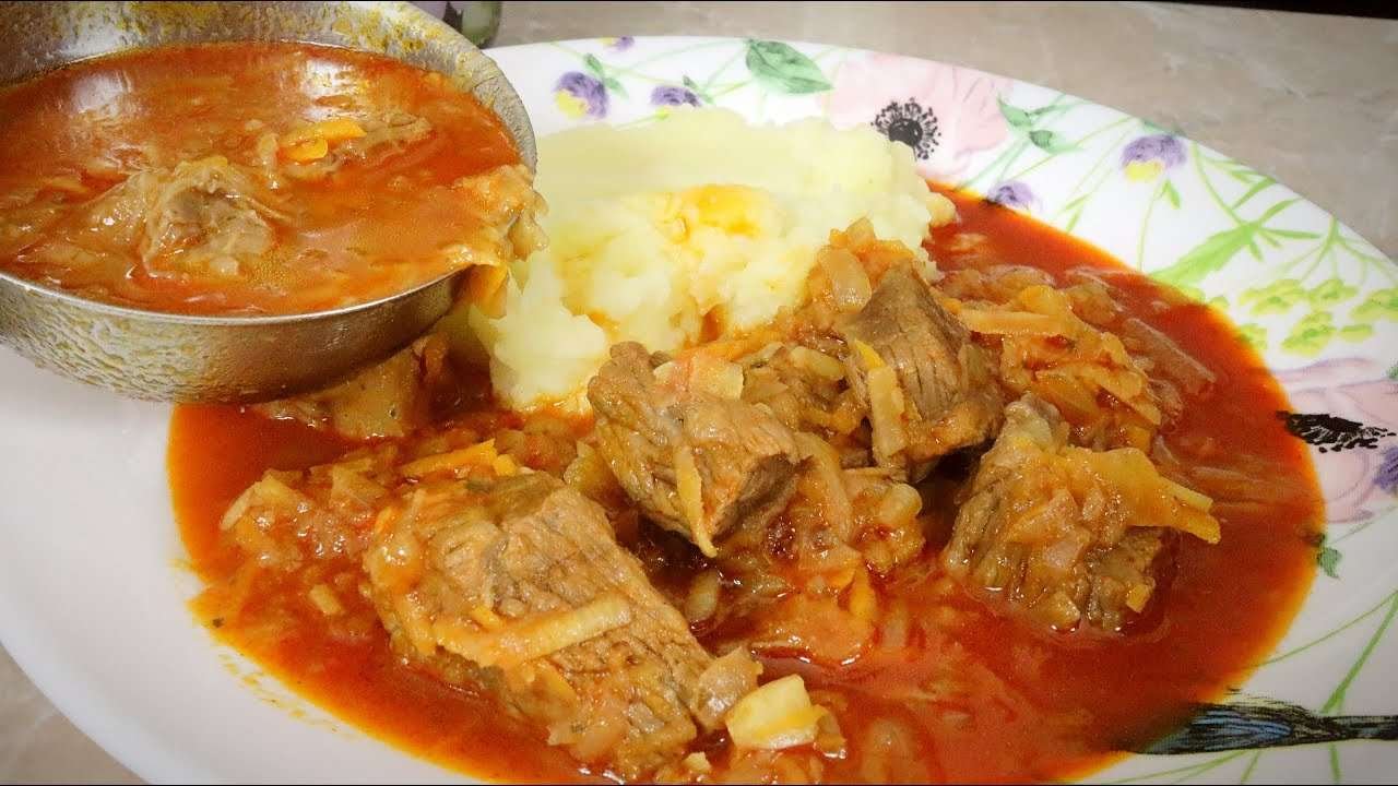 beef stew (goulash) recipe – easy to make