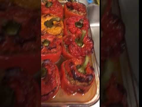 Stuffed peppers Romanian style