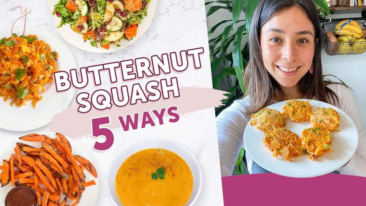 5 BUTTERNUT SQUASH RECIPES for the Week! Healthy + Easy😋Yovana
