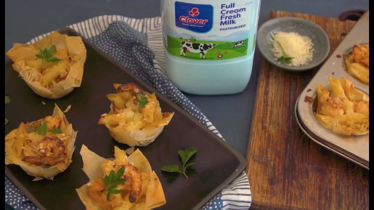 Recipe: Clover Fresh milk Prawn Alfredo Parcels | Afternoon Express | 2 October 2020