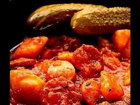 Hungarian Potato Paprikash with Dumplings – Paprikas Krumpli Galuskaval