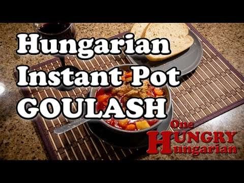 Authentic Hungarian Instant Pot Goulash Soup Recipe