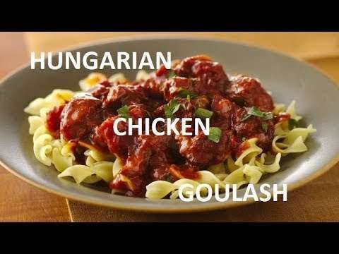 Authentic Hungarian Chicken Goulash Stew