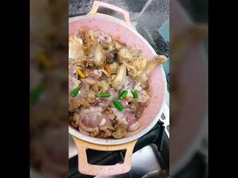 How to cook oysters chicken, liver and gizzards