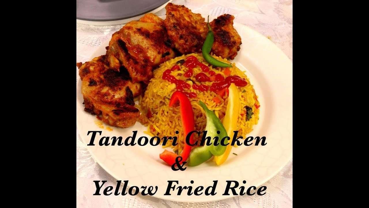 Tandoori Chicken and Yellow Rice