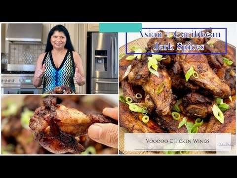 Voodoo Chicken Wings | Asian plus Caribbean Jerk Spices