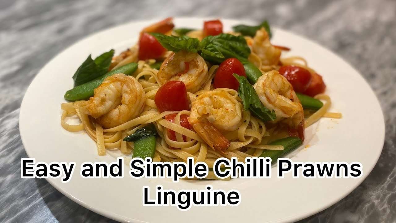 EASY and SIMPLE CHILLI PRAWNS LINGUINE | LUTONG SINGKIT | HOMECOOKED | ITALIAN FOOD