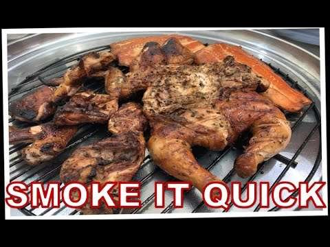 SMOKING SALMON AND CHICKEN  | #ChubbyYummyCooking