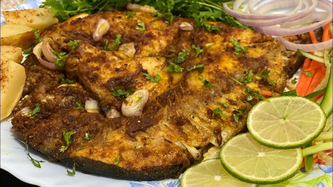 Grilled Fish | Arabian Style Grilled Fish | Kitchen Ninja