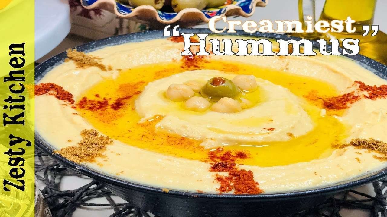 Hummus | How to Make Hummus | Easy Hummus Recipe | Way Better than Store Bought  | By Zesty Kitchen