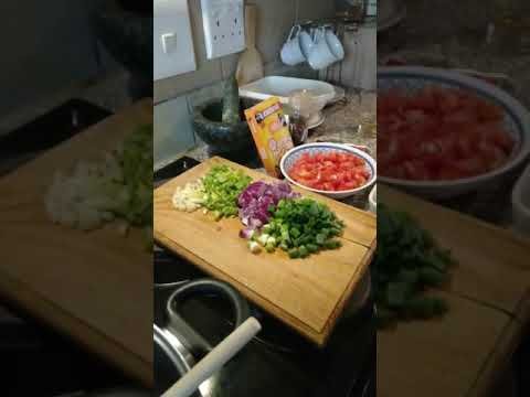 Tasty Hungarian paprika chicken with pasta