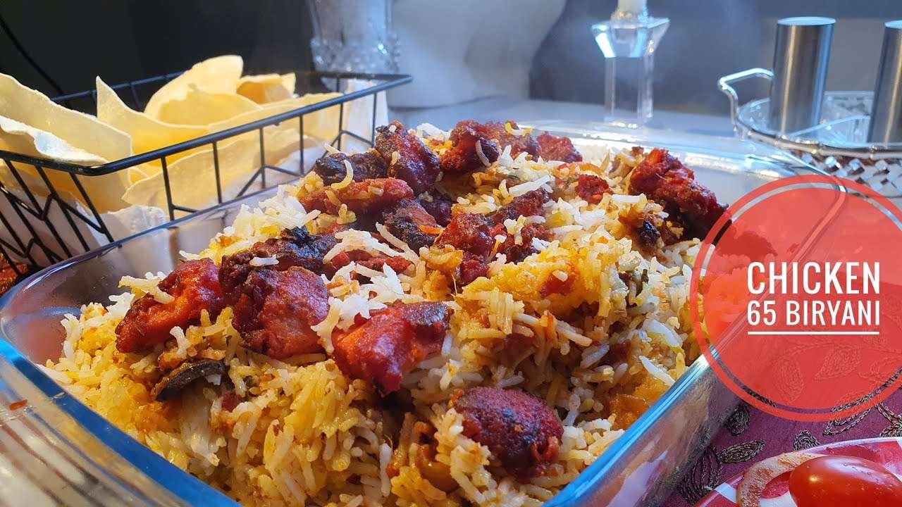 Chicken 65 Biryani #Balochifood #Recipes #Homemade #Fusion #Food #Streetfood #Seafood