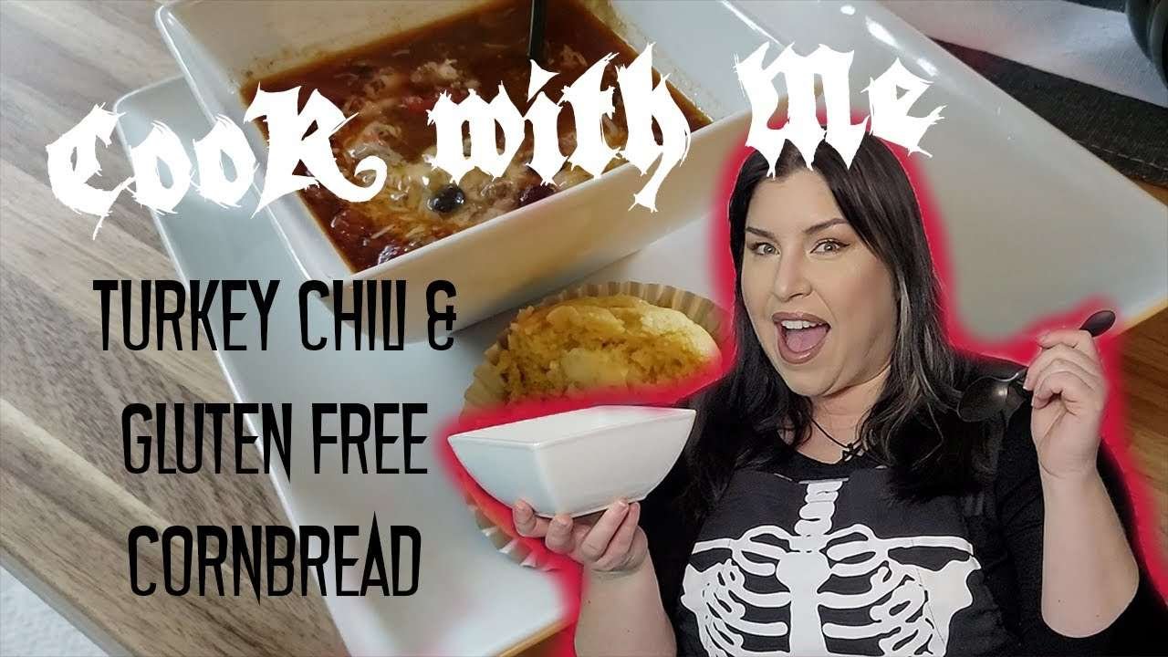 Cook with Me – Turkey Chili and Gluten Free Cornbread Muffins