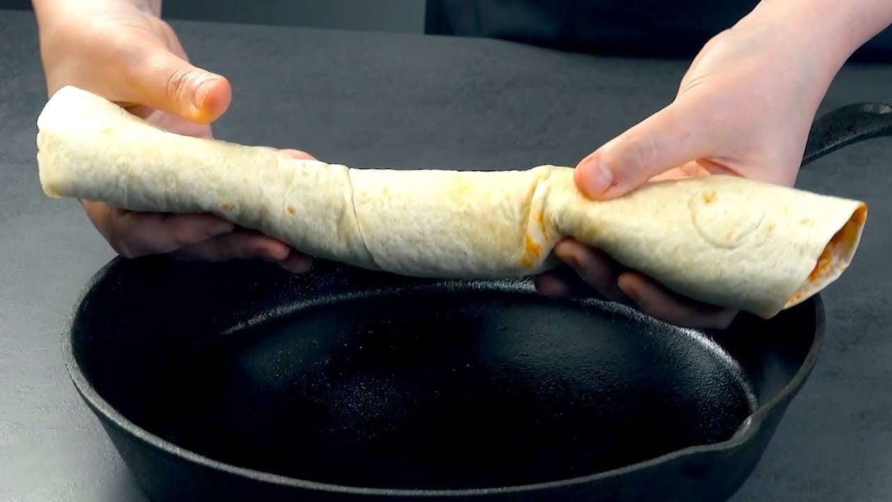 Fill 8 Tortillas & Roll Them Up Like This For The Best Enchiladas Ever!