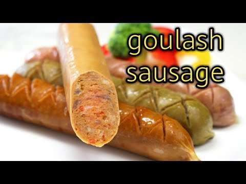 A simple and easy recipe for cooking goulash sausage😉